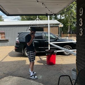 PALM ANGELS Black and white